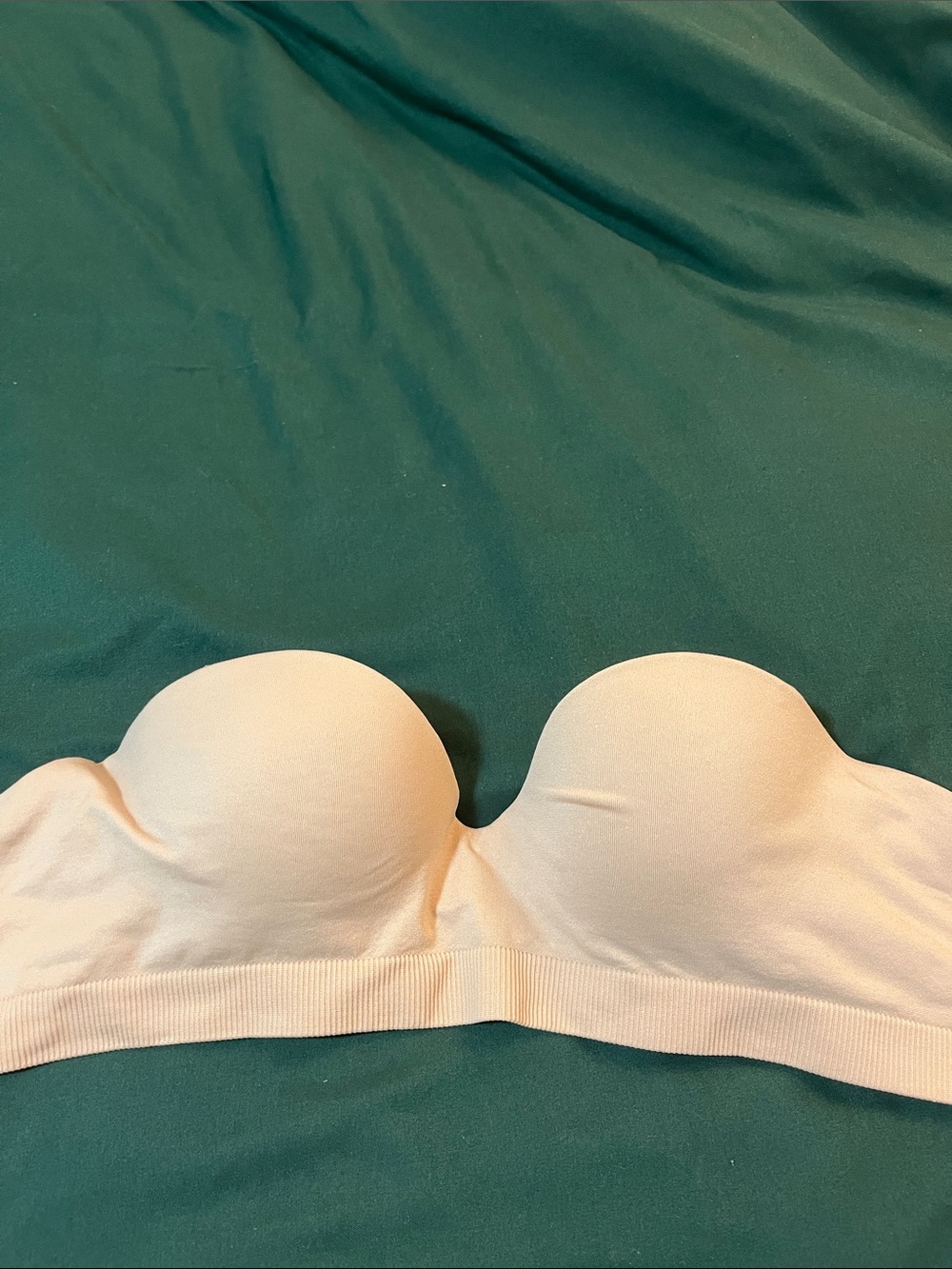 H&M Strapless Molded Bandeau Bra - Light Beige